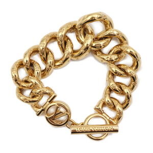 LOUIS VUITTON Brown Monogram Charm Bracelet